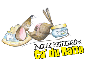 logo agriturismo ca du ratto scritta