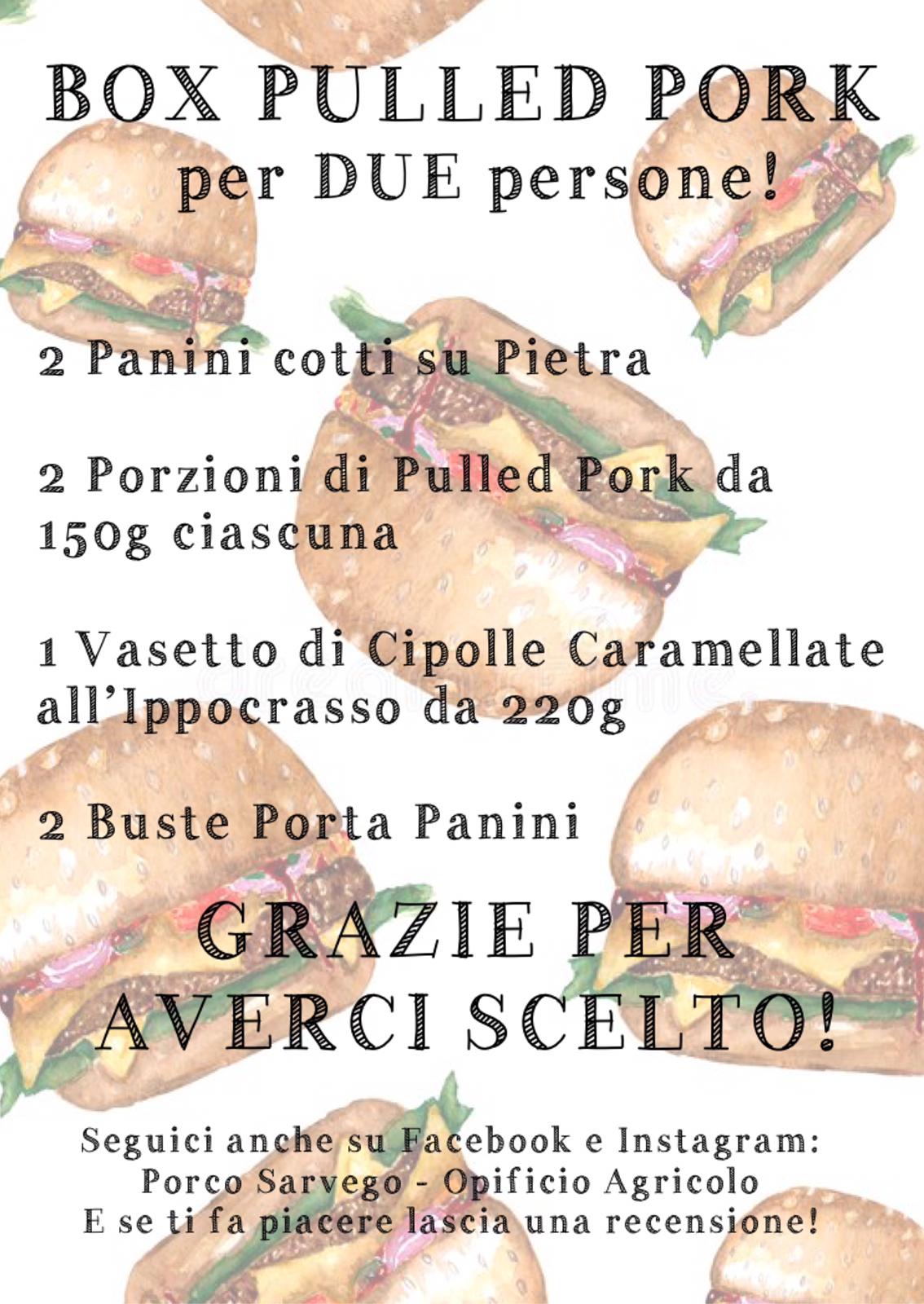 BOX PULLED PORK X2 s.s. incluse - immagine 2